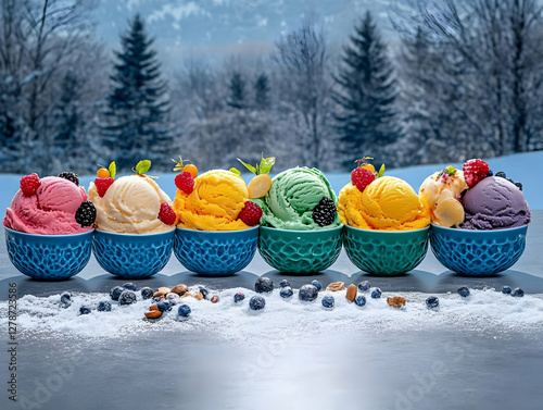 Winter Ice Cream Delight: A...