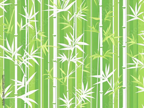 Bamboo Forest Illustration ...