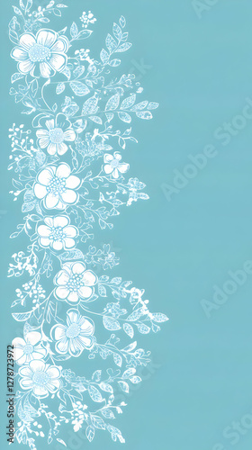 Floral Illustration Border ...