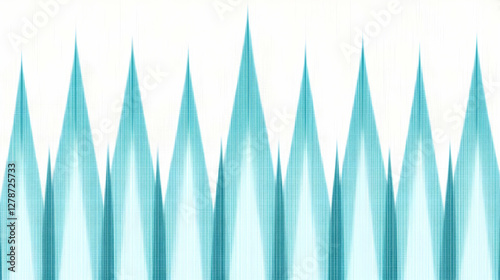 Abstract Teal Peak Backgrou...