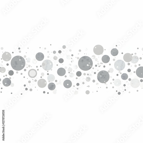 Abstract Gray Circle Illust...