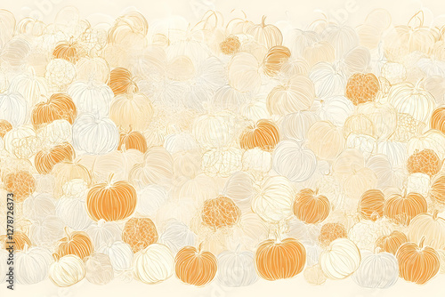 Autumn Pumpkin Illustration...