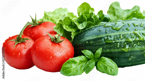 Fresh Vegetables: Tomatoes,...