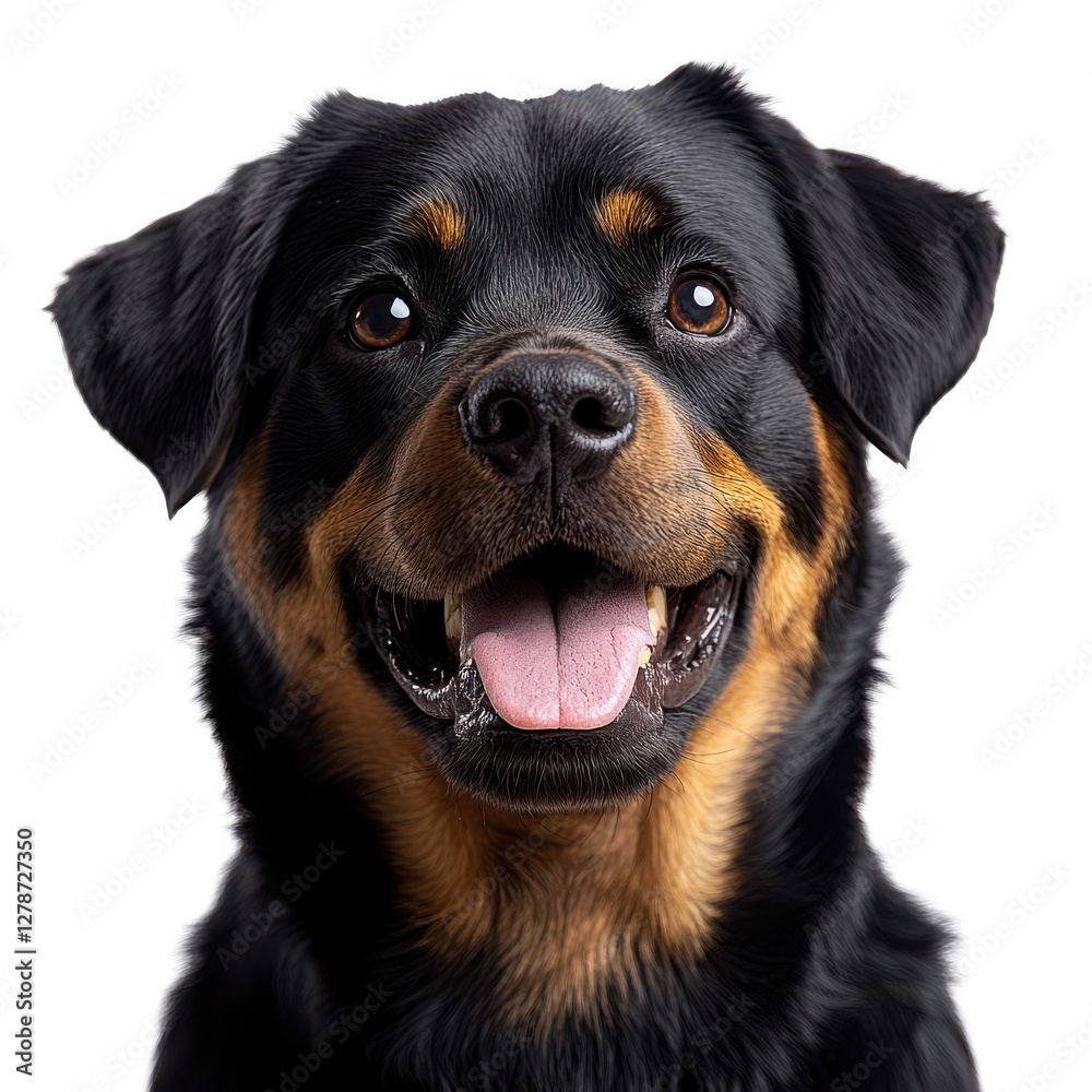 Rottweiler isolated on transparent background Rottweiler isolated on transparent background