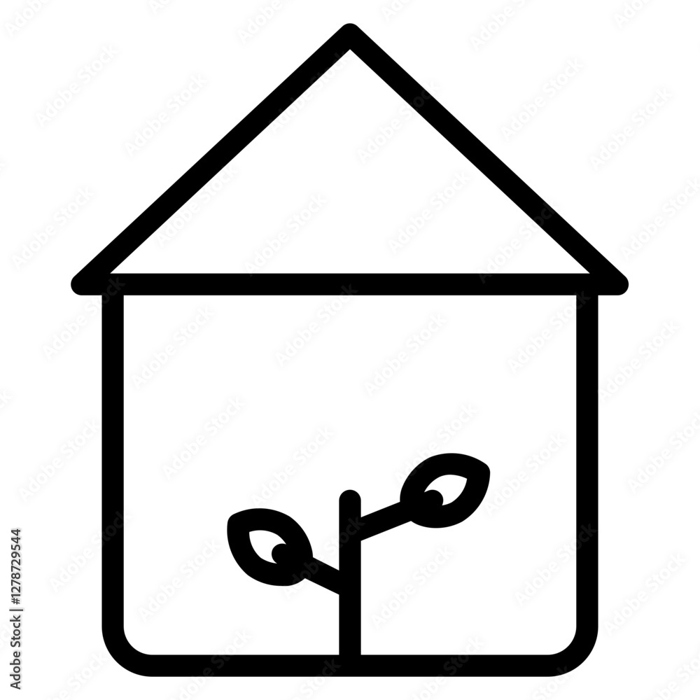 Ecology Plant Garden Line Icon