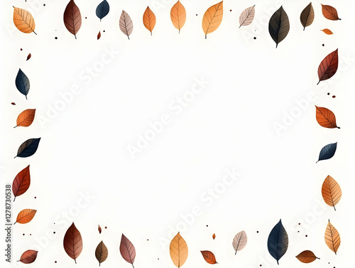 Autumn Leaf Illustration Bo...