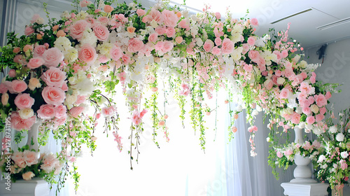 Floral Archway Background I...