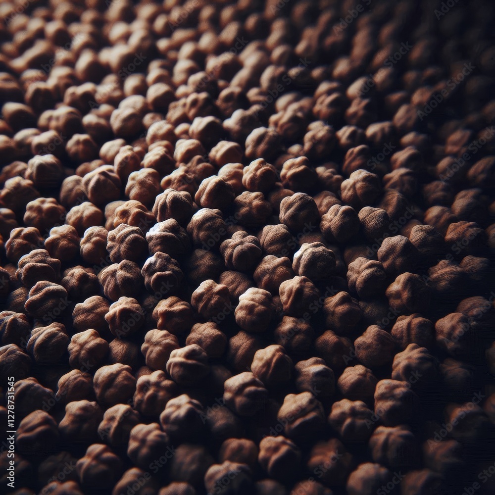Obraz premium Close-up view of a large quantity of chickpeas.&nbsp; 