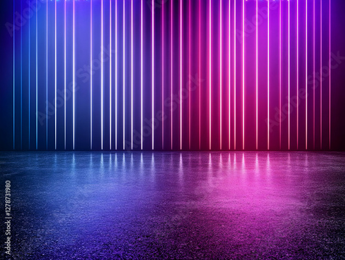 Abstract Neon Background Pu...