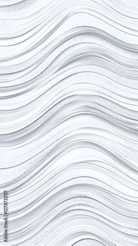 Abstract White Wave Backgro...