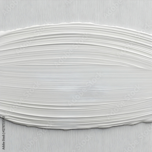 White Abstract Paint Stroke...