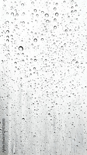 Water Droplets on Glass Abs...