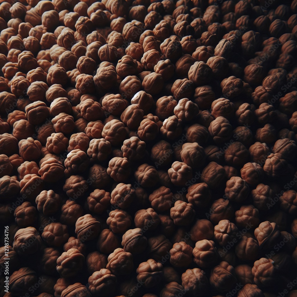Obraz premium Close-up view of a large quantity of chickpeas.&nbsp; 