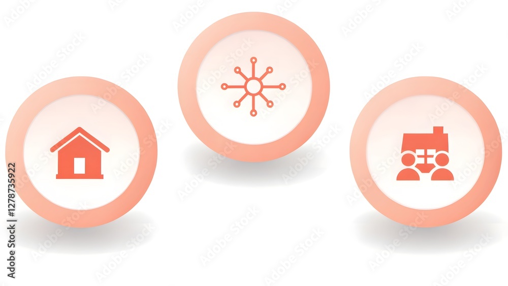 Modern flat design infographic elements with edita