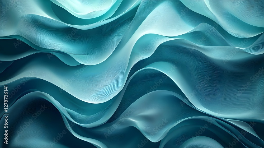 Obraz premium Mesmerizing Abstract Water Ripple Gradient Backdrop for Wellness Nature and Environmental Presentations