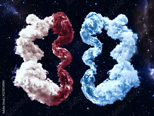 Cosmic Cloud Abstract Backg...