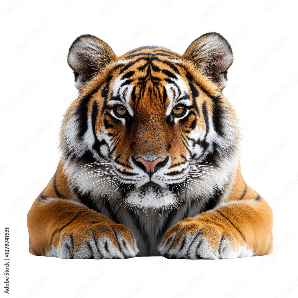 Tiger isolated on transparent background Tiger isolated on transparent background