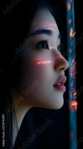 Digital Art: Futuristic Wom...