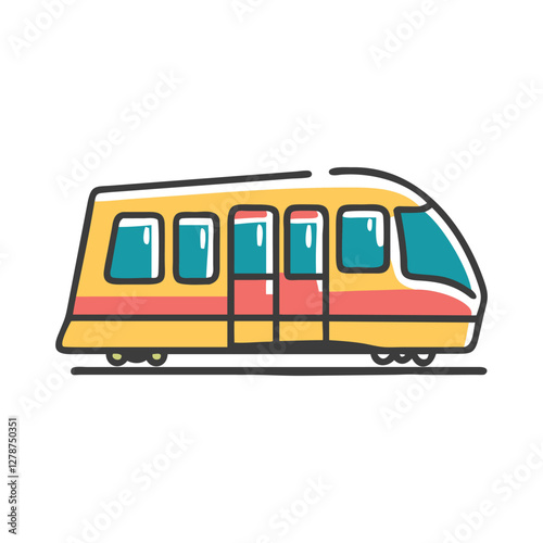 bus isolated on white background