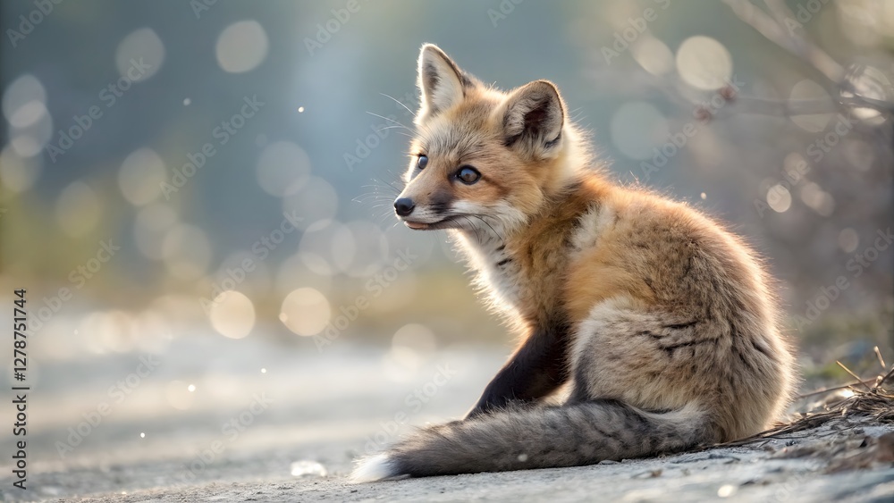 Fototapeta premium red fox vulpes