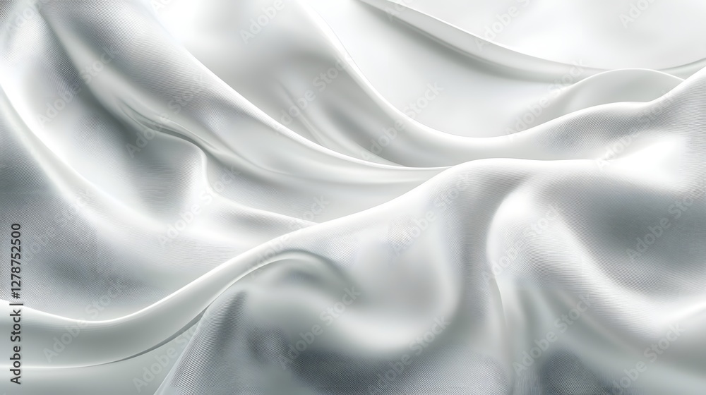 Fototapeta premium Minimalist Elegant Silver and White Corporate Gradient Background with Soft Ambient Lighting