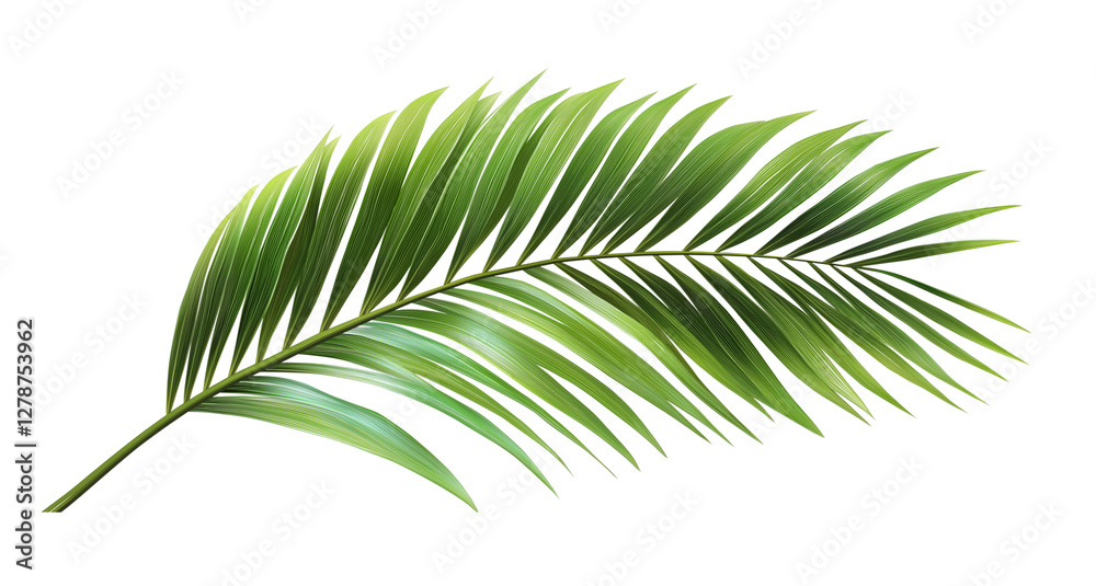 Palm leaf isolated on a transparent background PNG Palm leaf isolated on a transparent background PNG
