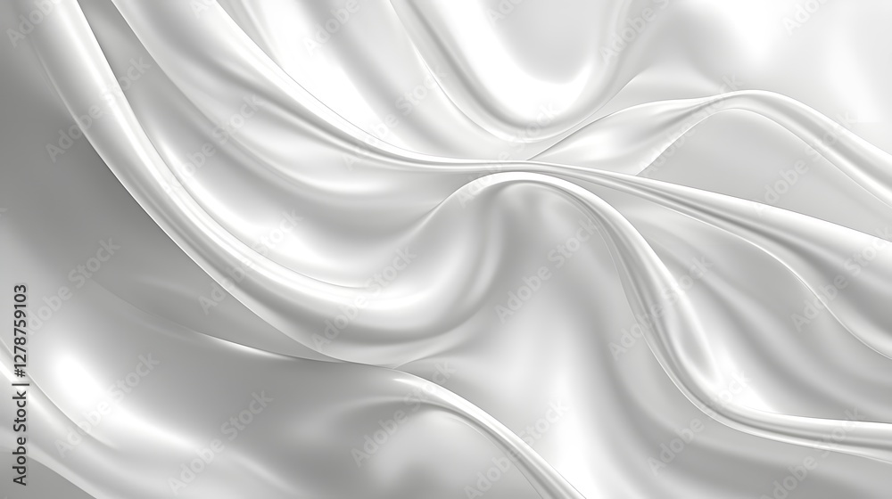 Fototapeta premium Minimalist Elegant Corporate Background with High End Silver and White Gradient