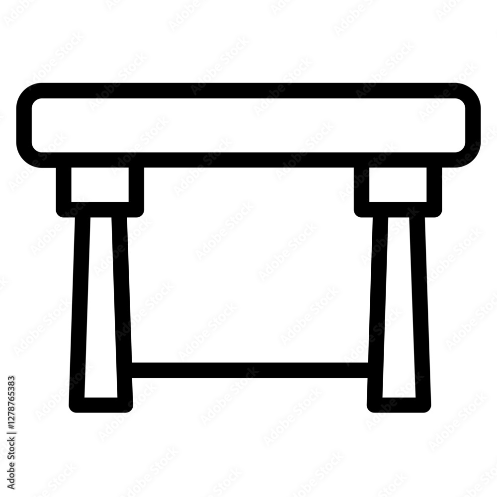 Furniture Drawer Cabinet Line Icon Furniture Drawer Cabinet Line Icon