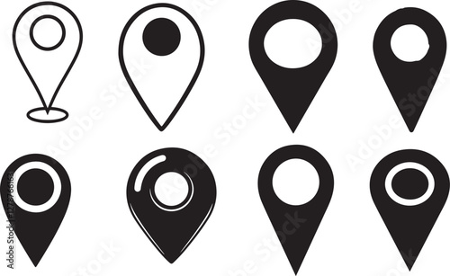 address icon set