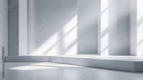 Elegant Minimalist Corporate Background with Refined Metallic Textures and Soft Ambient Lighting
