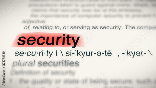 A close-up illustration of the word 