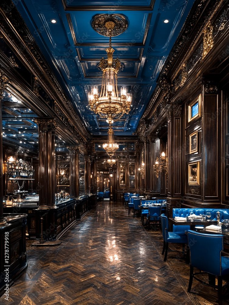 Fototapeta premium fine dining restaurant