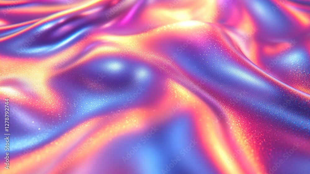 Abstract Iridescent Background Texture Image