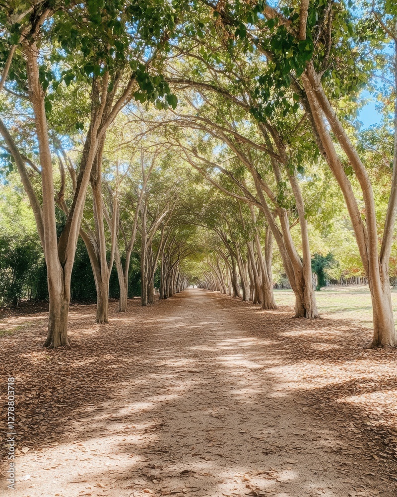 Rustic Pathway in Autumn Tree-Covered Forest Trail with Sunlit Leaves - Nature for Eco-Friendly Travel Marketing and Seasonal Outdoor Experience Design Rustic Pathway in Autumn Tree-Covered Forest Trail with Sunlit Leaves - Nature for Eco-Friendly Travel Marketing and Seasonal Outdoor Experience Design