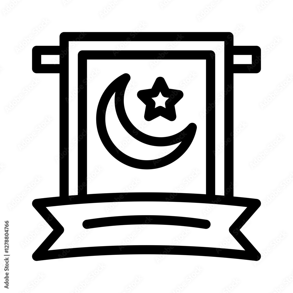 banner line icon