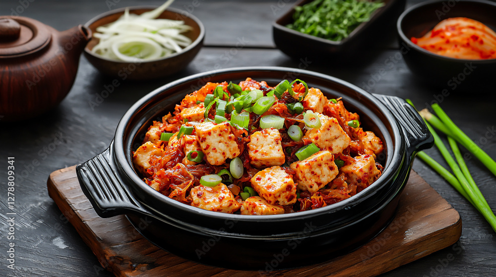 kimchi tofu scramble kimchi tofu scramble
