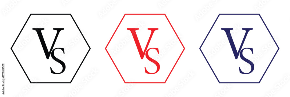 Versus logo. vs letters for sports, fight, competition, battle, match, game. vector icon. Vector Illustration . Versus logo. vs letters for sports, fight, competition, battle, match, game. vector icon. Vector Illustration .