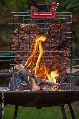 Standing rib braai 9087