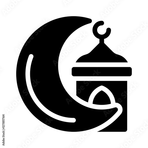 new moon glyph icon