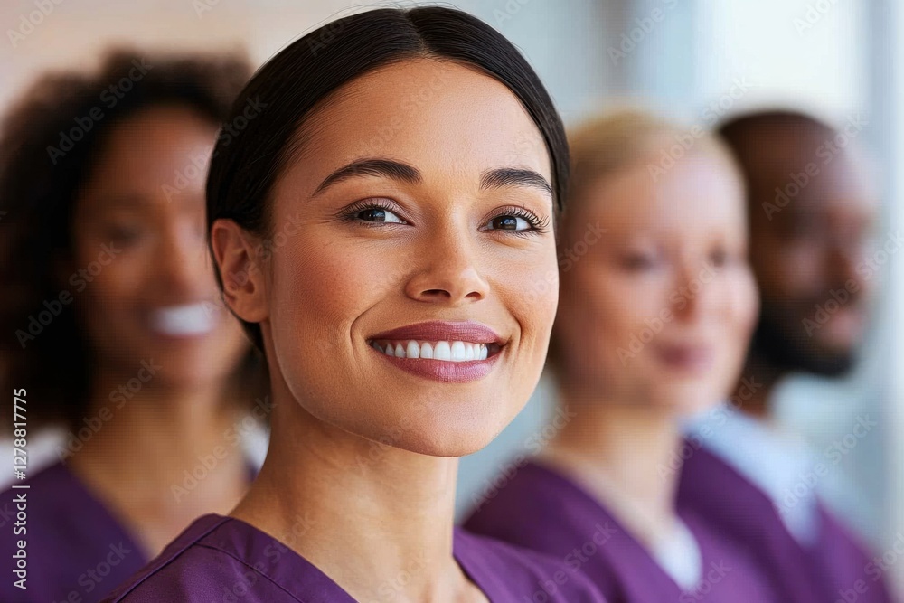 Modern Healthcare Aesthetics Diverse Reception Team in Bright, Welcoming Environment - Enhancing Patient Experience and Community Care in Medical Settings Modern Healthcare Aesthetics Diverse Reception Team in Bright, Welcoming Environment - Enhancing Patient Experience and Community Care in Medical Settings