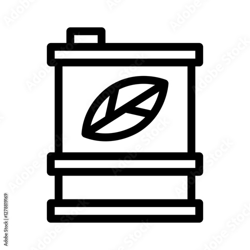 biofuel line icon