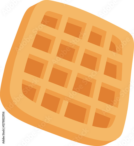 French Waffles Hand Drawn