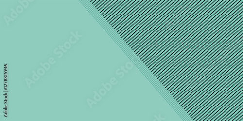 Modern detailed 3D render of a mint-green honeycomb structure with a shadow gradient perfect for background
