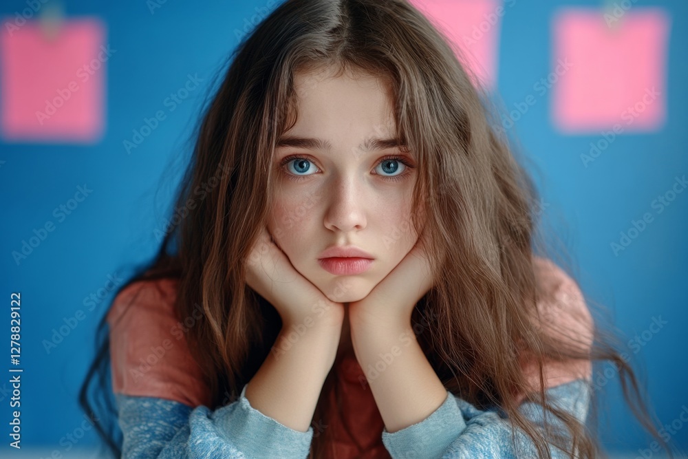 A somber image depicting teenage depression influenced by social media, showcasing a despondent adolescent grappling with self-harm and suicidal thoughts due to cyberbullying A somber image depicting teenage depression influenced by social media, showcasing a despondent adolescent grappling with self-harm and suicidal thoughts due to cyberbullying