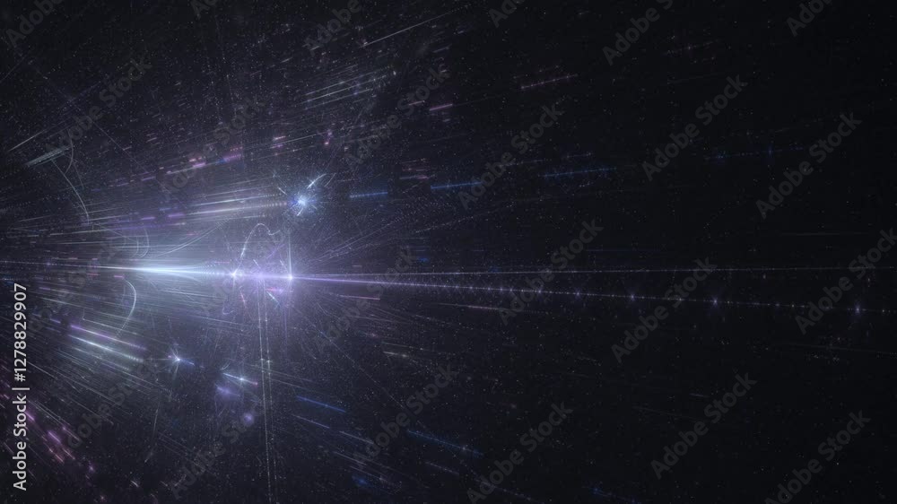 Digitaler Datenstrom - schnelles Internet, Energie, Forschung, Wissenschaft, Innovation, Technologie, Computer, Netzwerk, Kommunikation, künstliche Intelligenz, Digitalisierung, violett, schwarz