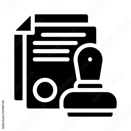 law book glyph icon