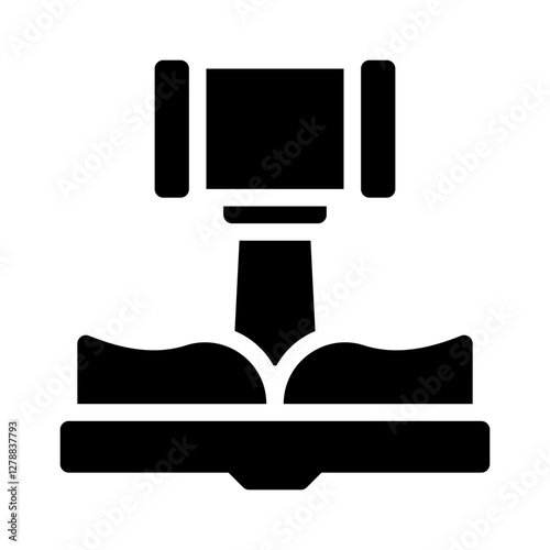 law book glyph icon