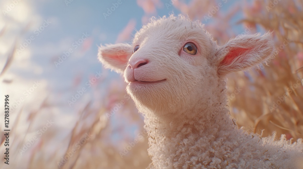 Fototapeta premium Sheep in Field