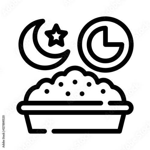 fasting line icon