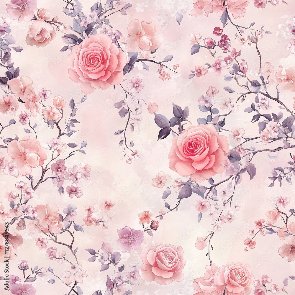 Fototapeta pink rose background